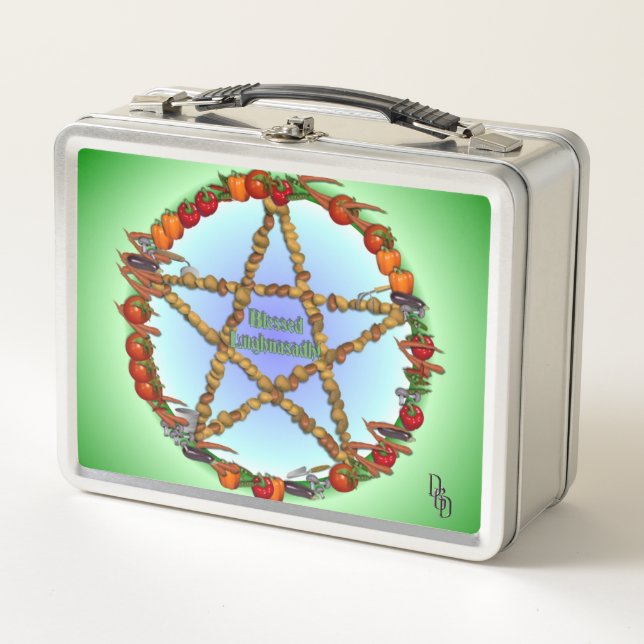 Bountiful Harvest Metal Lunch Box (Front)