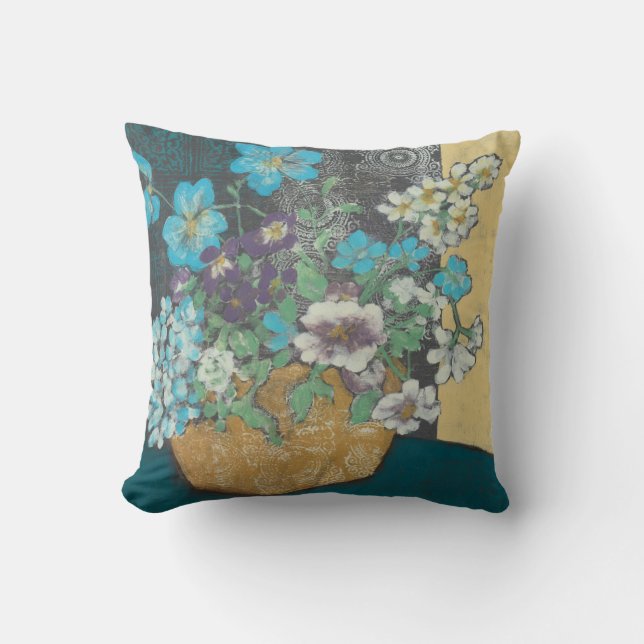 Bountiful Spring I Throw Pillow (Front)