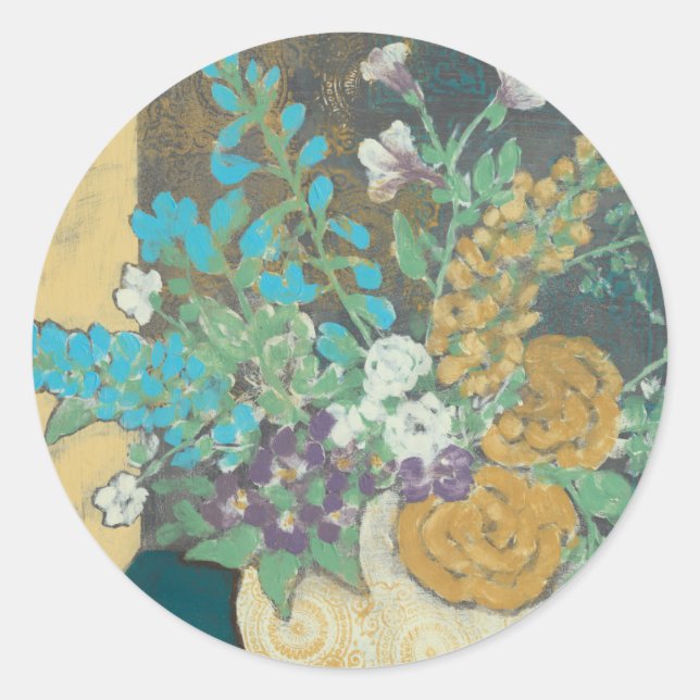 Bountiful Spring II Classic Round Sticker (Front)