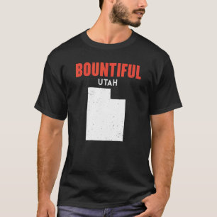 Bountiful Utah USA State America Travel Utahan T-Shirt