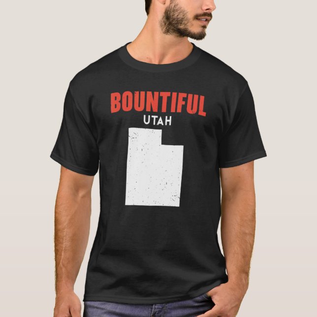 Bountiful Utah USA State America Travel Utahan T-Shirt (Front)