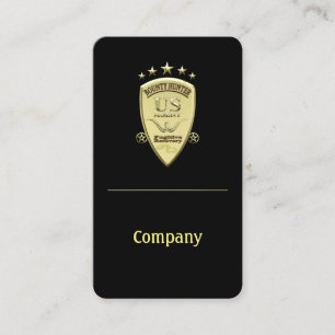 Bounty Hunter Agent Business Card