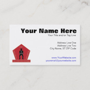 Bounty Hunters Patch Business Card