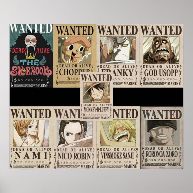 Bounty mugiwara poster (Front)