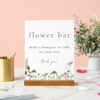 Bouquet bar de fleurs