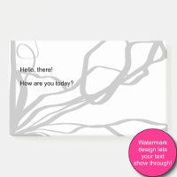 Bouquet Blanc: Abstract White & Black