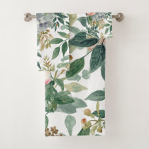 Bouquet Botanique Aquarelle Feuilles d'Eucalyptus