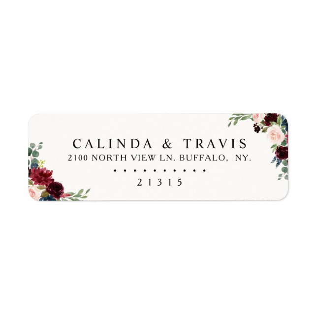 Bouquet Bourgogne | Mariage élégant (Devant)