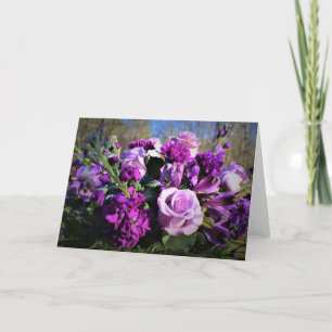 Bouquet, card