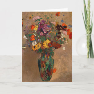 Bouquet de Fleur sauvage   Carte postale Odilon Re