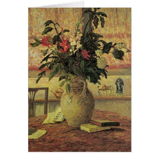 Bouquet de fleurs à la fenêtre par Maxine Maufra (Devant)