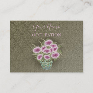 Bouquet de Fleurs - Carte de Visite