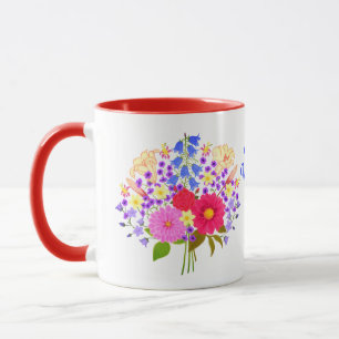 Bouquet de fleurs Mug Combo Saint-Valentin