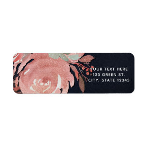 Bouquet de fleurs rose pêche corail doux et audaci