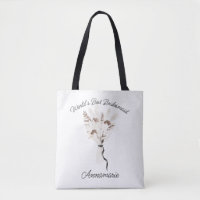 Bouquet de fleurs séchées Boho Sac cabas de demois