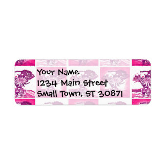 Bouquet de fleurs violet rose chaud dans Vase Pop 