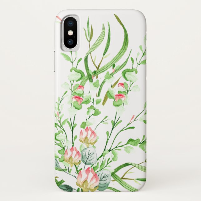 Bouquet de forêt féminine iPhone / coque ipad (Dos)