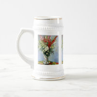 Bouquet de MONET de tasse de Stein de bière de