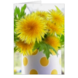 Bouquet de pissenlit de ressort