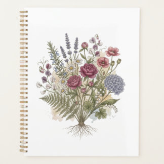 Bouquet de pivoine et d'hortensia vintage avec rac