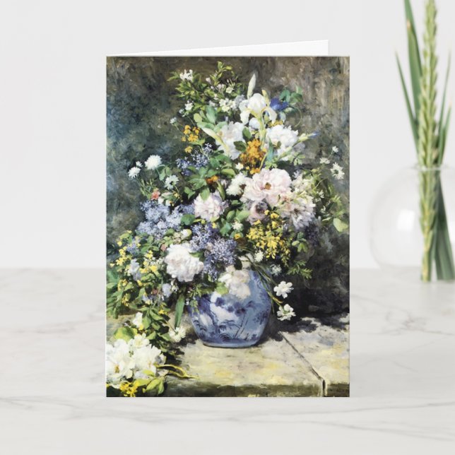 Bouquet de ressort du jour de mère - carte (Devant)