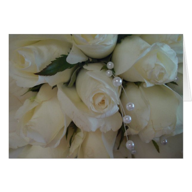 bouquet de rose blanc (Devant horizontal)