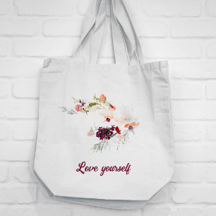 Bouquet de Sac fourre-tout de fleurs de couleur
