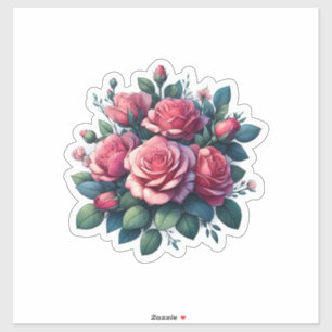 Bouquet de Sticker Rose