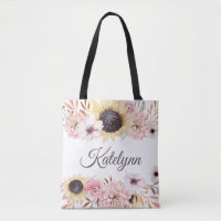 Bouquet de tournesol Sac fourre-tout personnalisé