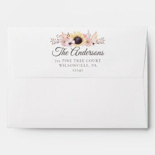 Bouquet de tournesols 5 x 7 enveloppes