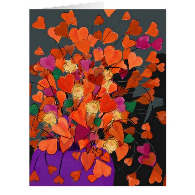 Bouquet des coeurs Valentine (Devant)