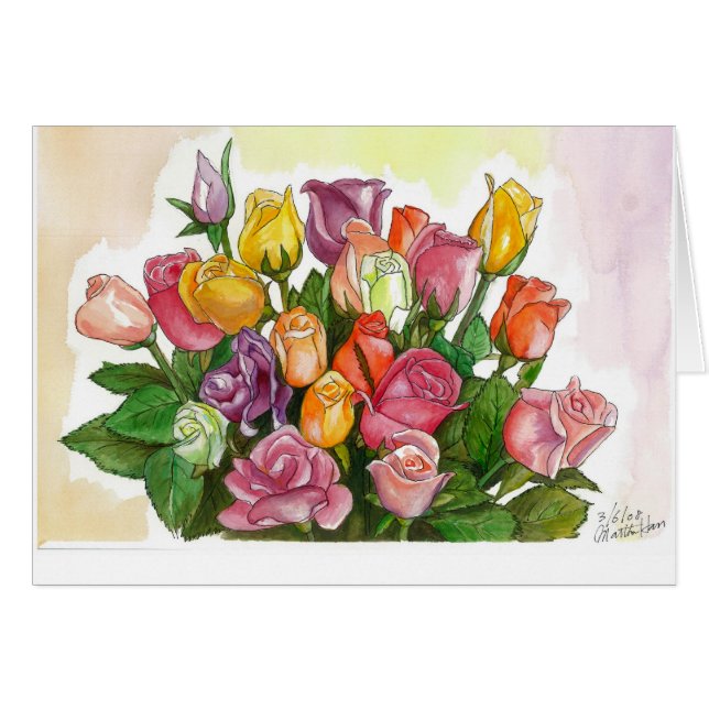 Bouquet des roses (Devant horizontal)
