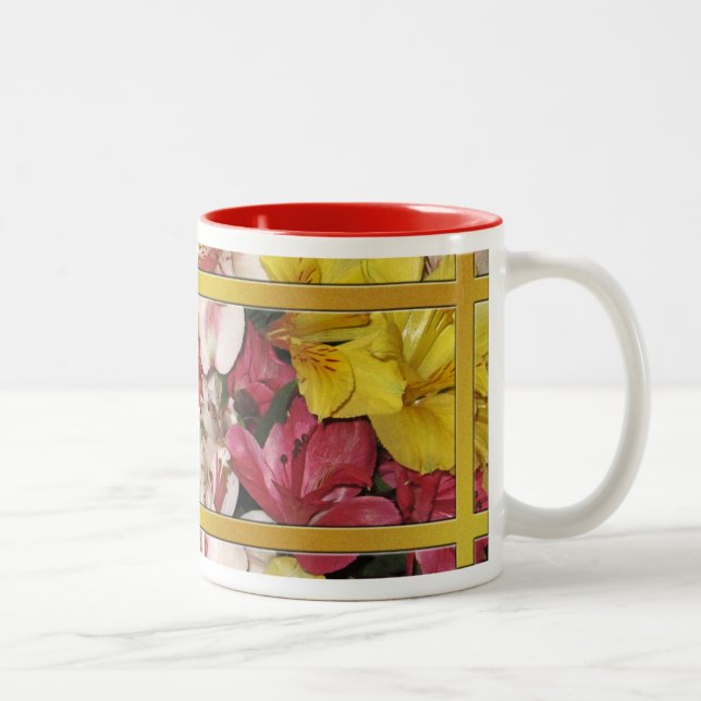 Bouquet floral café Mug (Droit)