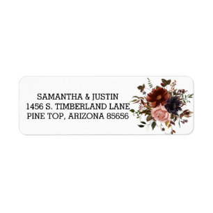 Bouquet Floral d'Automne Mariage Halloween Retour
