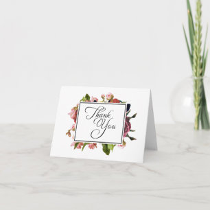 Bouquet floral rose Merci