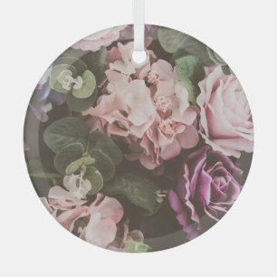 Bouquet flower, vintage filter, beautiful backgrou glass ornament