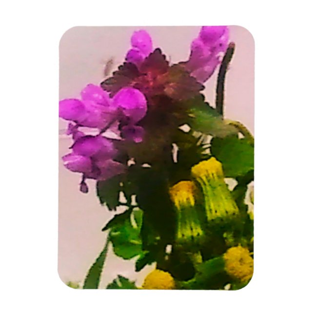 Bouquet flowers magnet (Vertical)