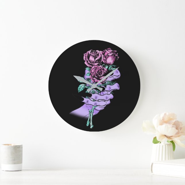 Bouquet gothique Horloge murale (Maison)