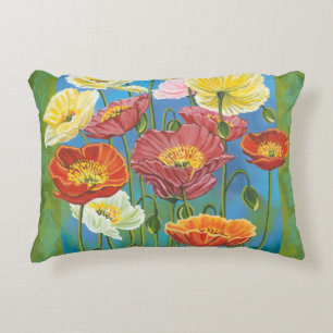 Bouquet in Border I Accent Pillow