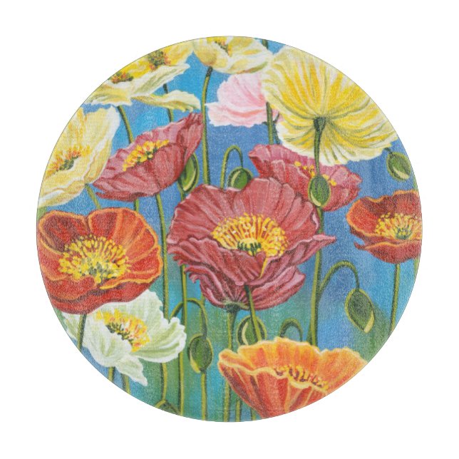 Bouquet in Border I Cutting Board (Front)