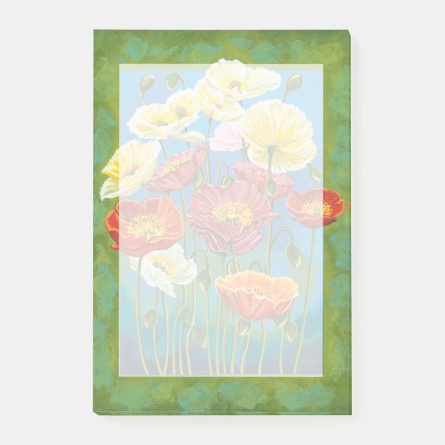 Bouquet in Border I Post-it Notes (Front)