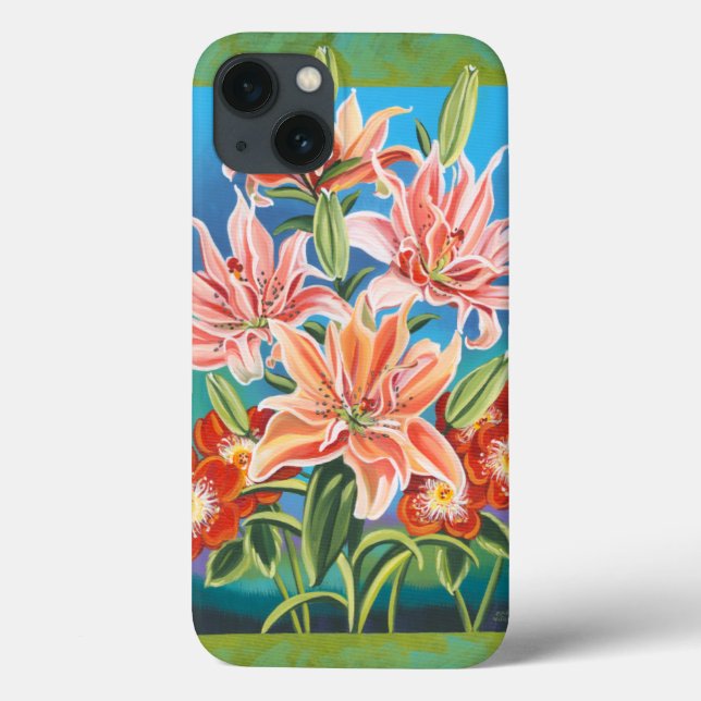 Bouquet in Border II Case-Mate iPhone Case (Back)