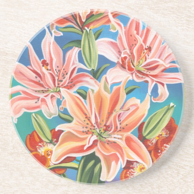 Bouquet in Border II Coaster (Front)
