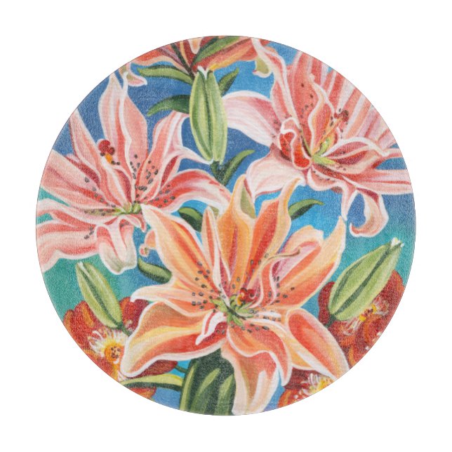 Bouquet in Border II Cutting Board (Front)