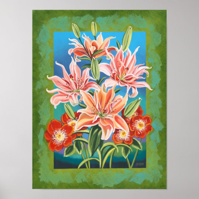 Bouquet in Border II Poster (Front)