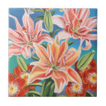 Bouquet in Border II Tile<br><div class="desc">Floral</div>