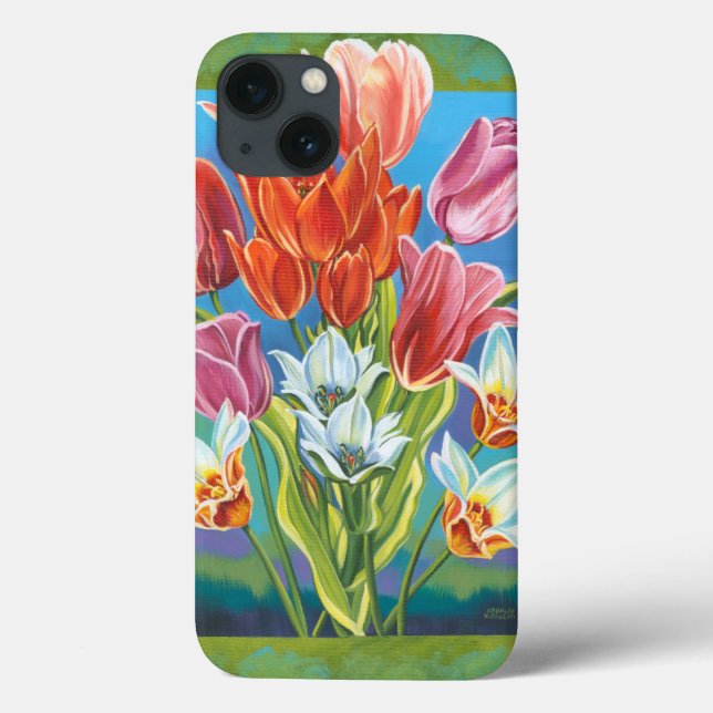 Bouquet in Border III Case-Mate iPhone Case (Back)