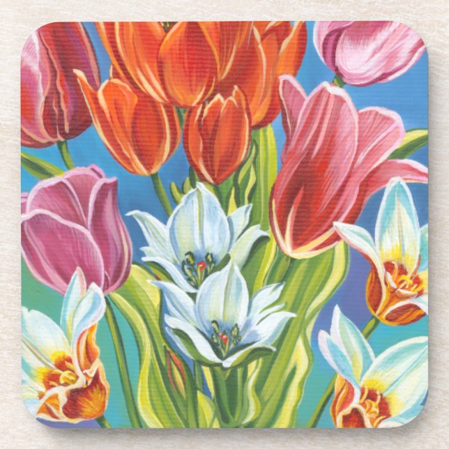 Bouquet in Border III Coaster (Front)