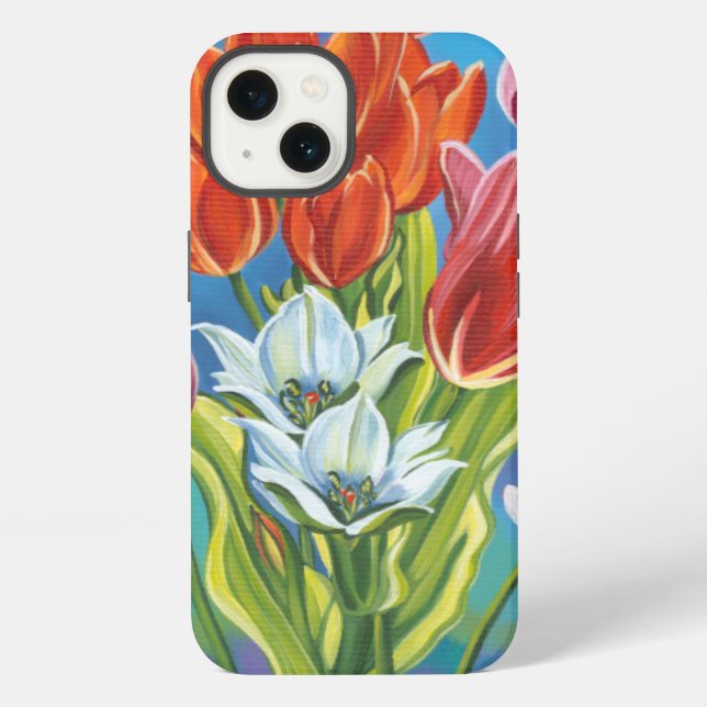 Bouquet in Border III iPhone Case (Back)
