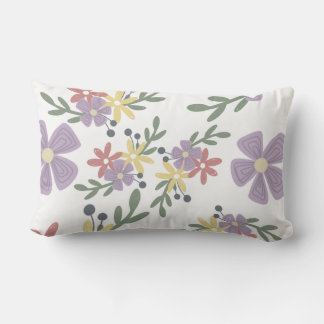 bouquet lumbar pillow